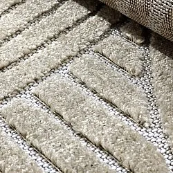 Rund matta - Indoor/Outdoor Devon (beige)