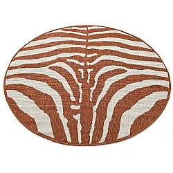Rund matta - Indoor/Outdoor Winona (orange)