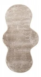 Vågig Gångmatta - Aranga Super Soft Fur (brun)