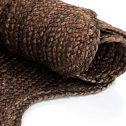 Vågig jutematta - Flätan (brun)