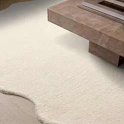 Vågig Ullmatta - Diu Hand Tufted Wool Premium (creme)