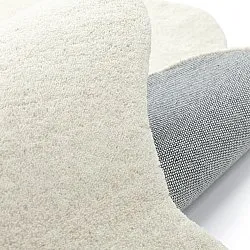 Vågig Ullmatta - Diu Hand Tufted Wool Premium (vit)