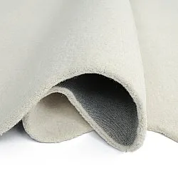 Vågig Ullmatta - Diu Hand Tufted Wool Premium (vit)