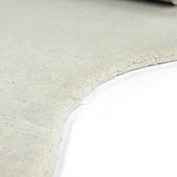 Vågig Ullmatta - Diu Hand Tufted Wool Premium (vit)
