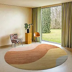 Rund matta - Barcelona (champagne)