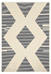 Wiltonmatta - Pucon (svart/creme)