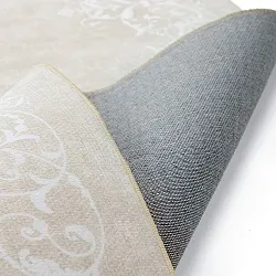 Wiltonmatta - Santi (beige/vit)