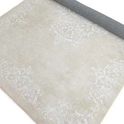 Wiltonmatta - Santi (beige/vit)