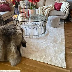 Ryamattor - Aranga Super Soft Fur (vit)