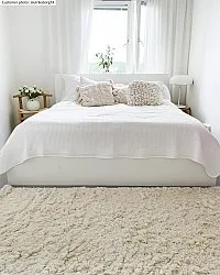 Ullmatta - Aliste Wool Shaggy (snow white)
