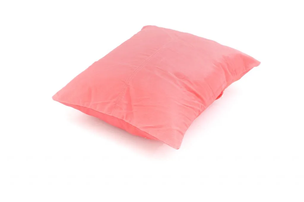 Sammetskudde (rosa) (kuddfodral) 45 x 45 cm