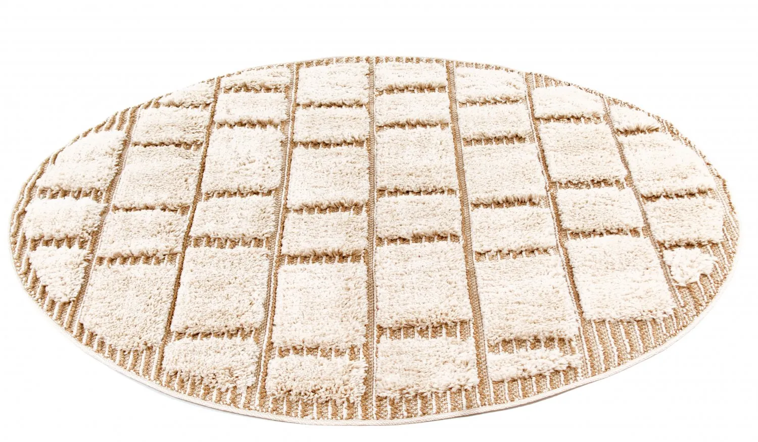 Runda mattor - Lousa (beige)
