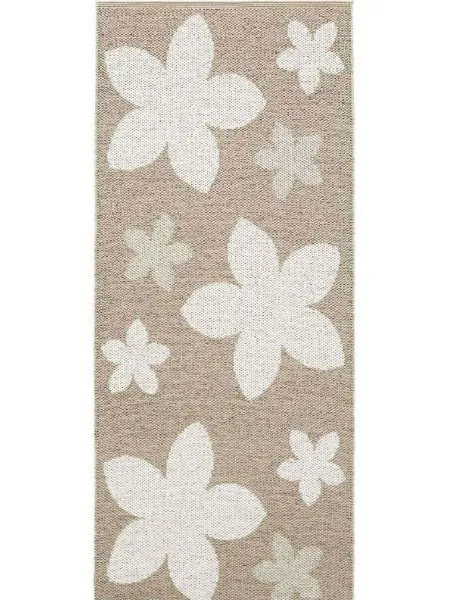 Plastmattor - Horredsmattan Flower (beige)