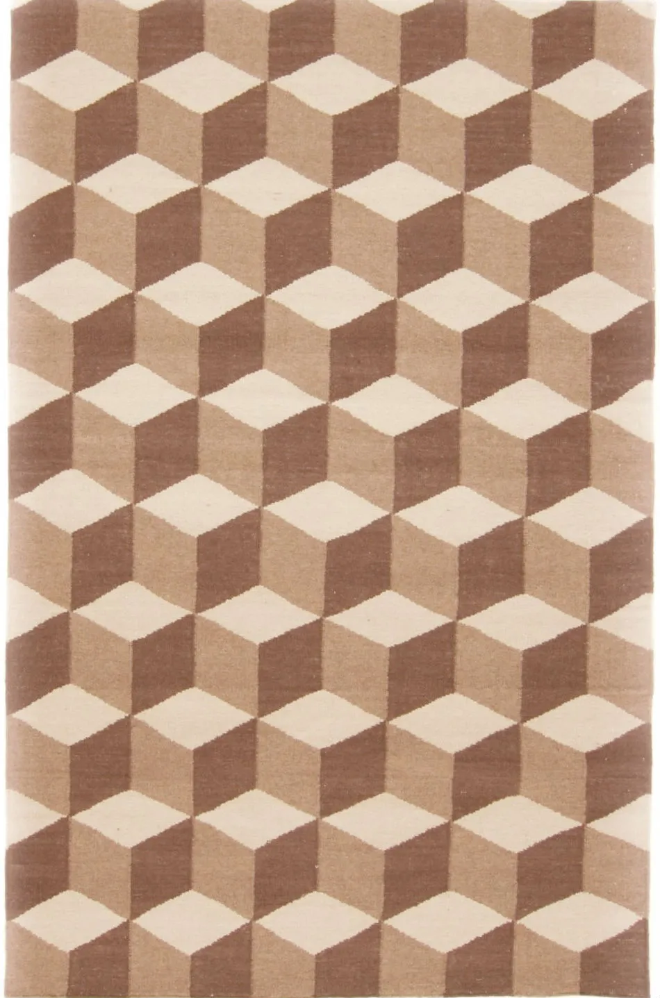 Ullmatta - Floriáda (beige/brun)