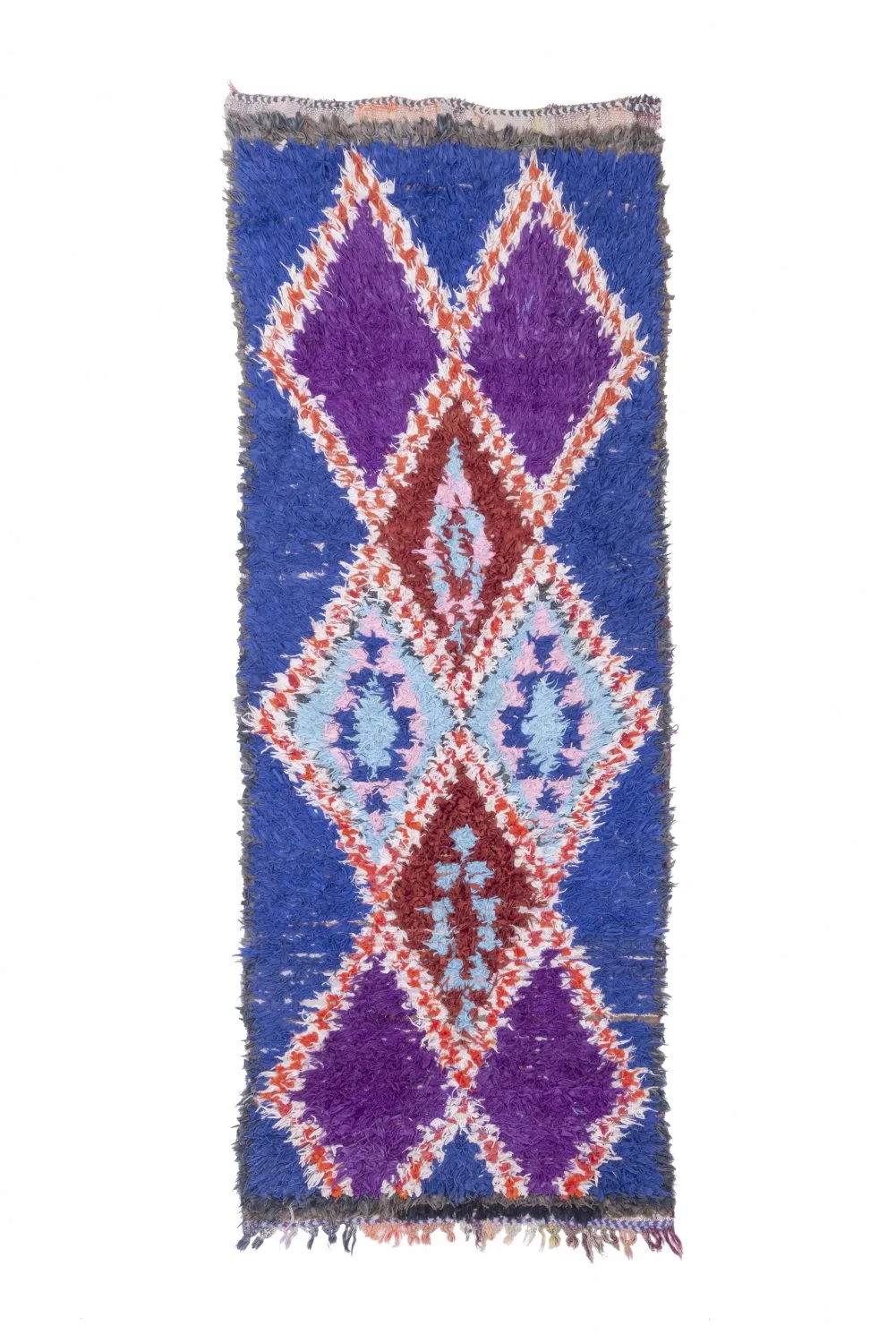 Marockansk Boucherouite-matta 235 x 90 cm