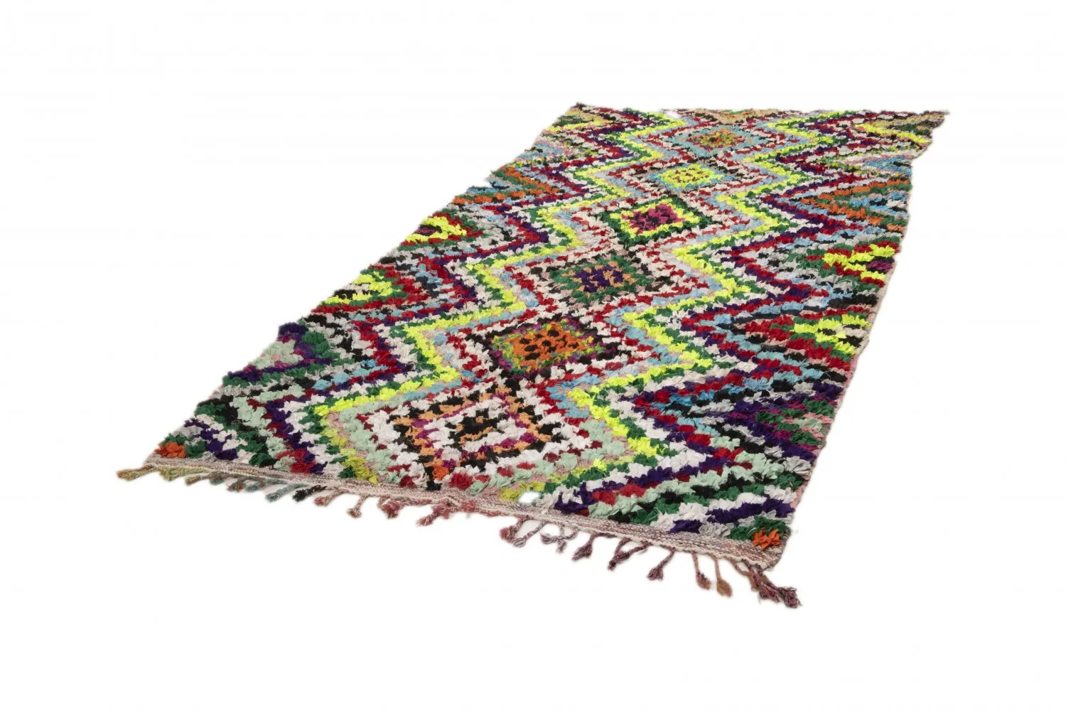 Marockansk Boucherouite-matta 315 x 170 cm