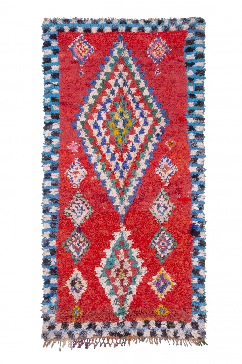 Marockansk Boucherouite-matta 295 x 150 cm
