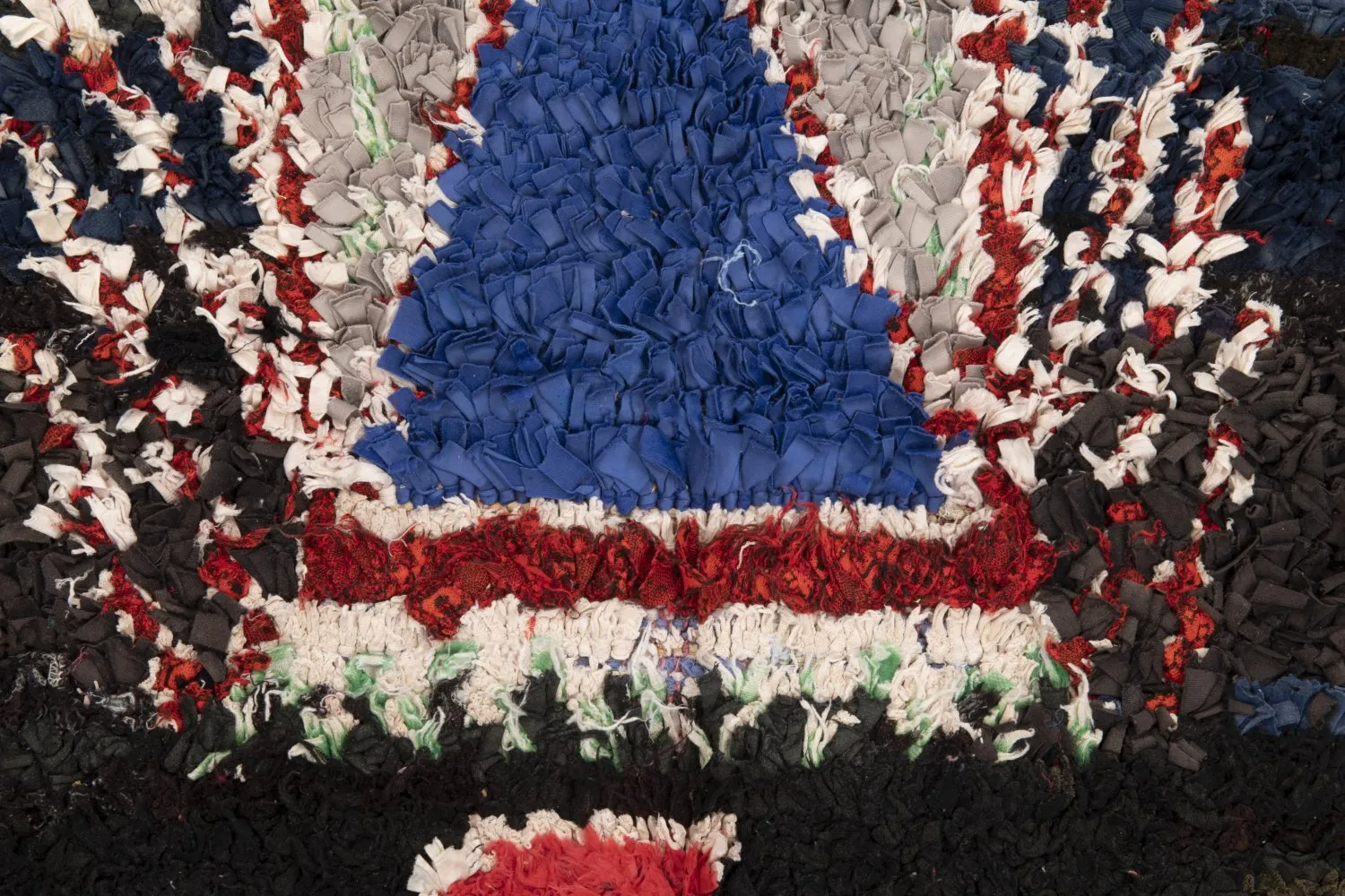 Marockansk Boucherouite-matta 235 x 120 cm
