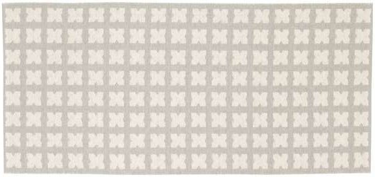 Plastmattor - Horredsmattan Cross (grå) (Storlek: 70 x 250 cm)
