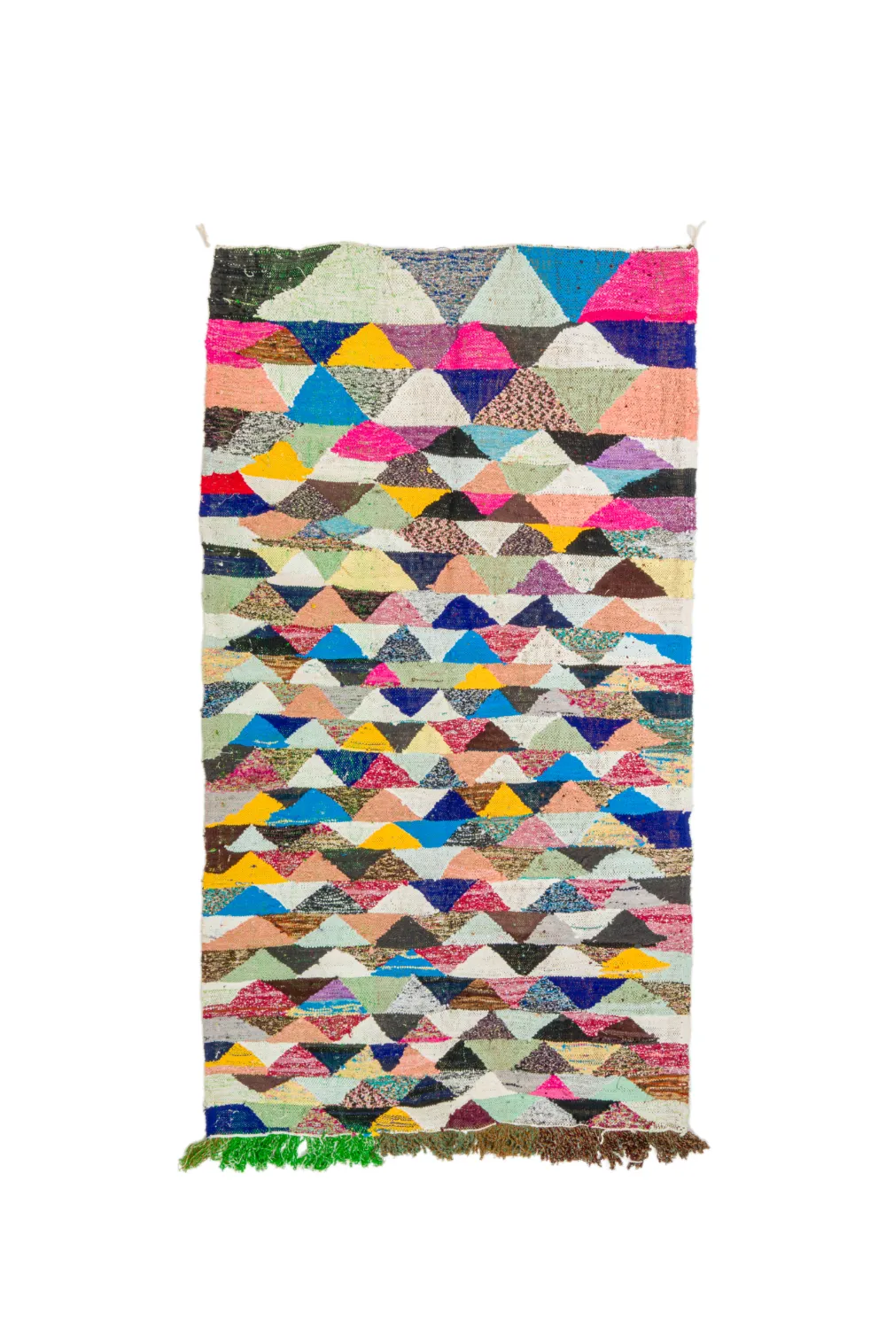 Marockansk Boucherouite-matta 125 x 225 cm