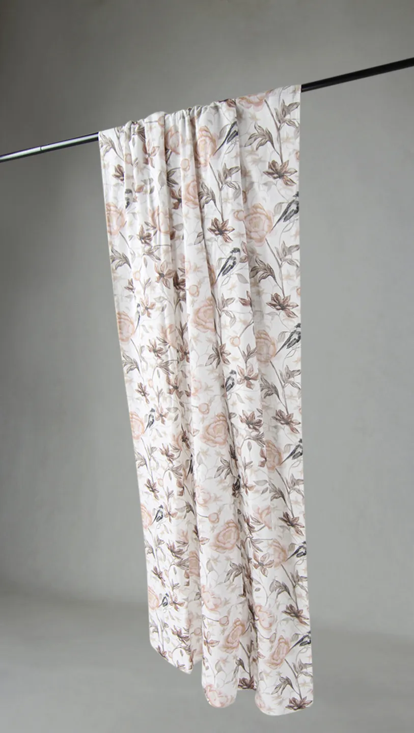 Gardiner - Bomullsgardin - Gullan (beige)