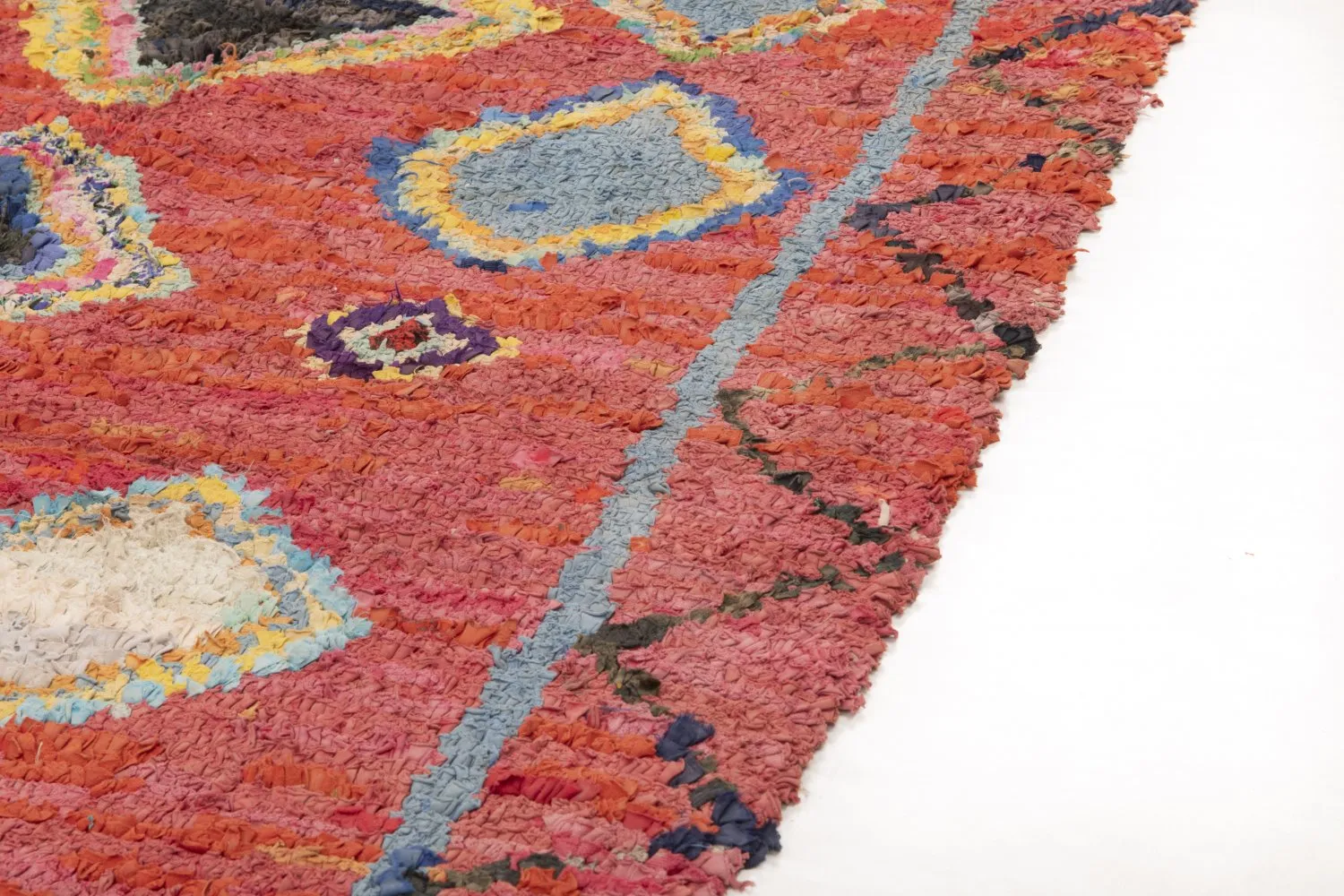 Marockansk Boucherouite-matta 200 x 120 cm