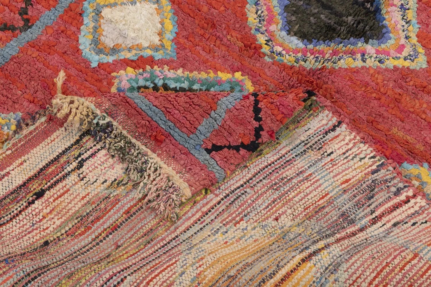 Marockansk Boucherouite-matta 200 x 120 cm