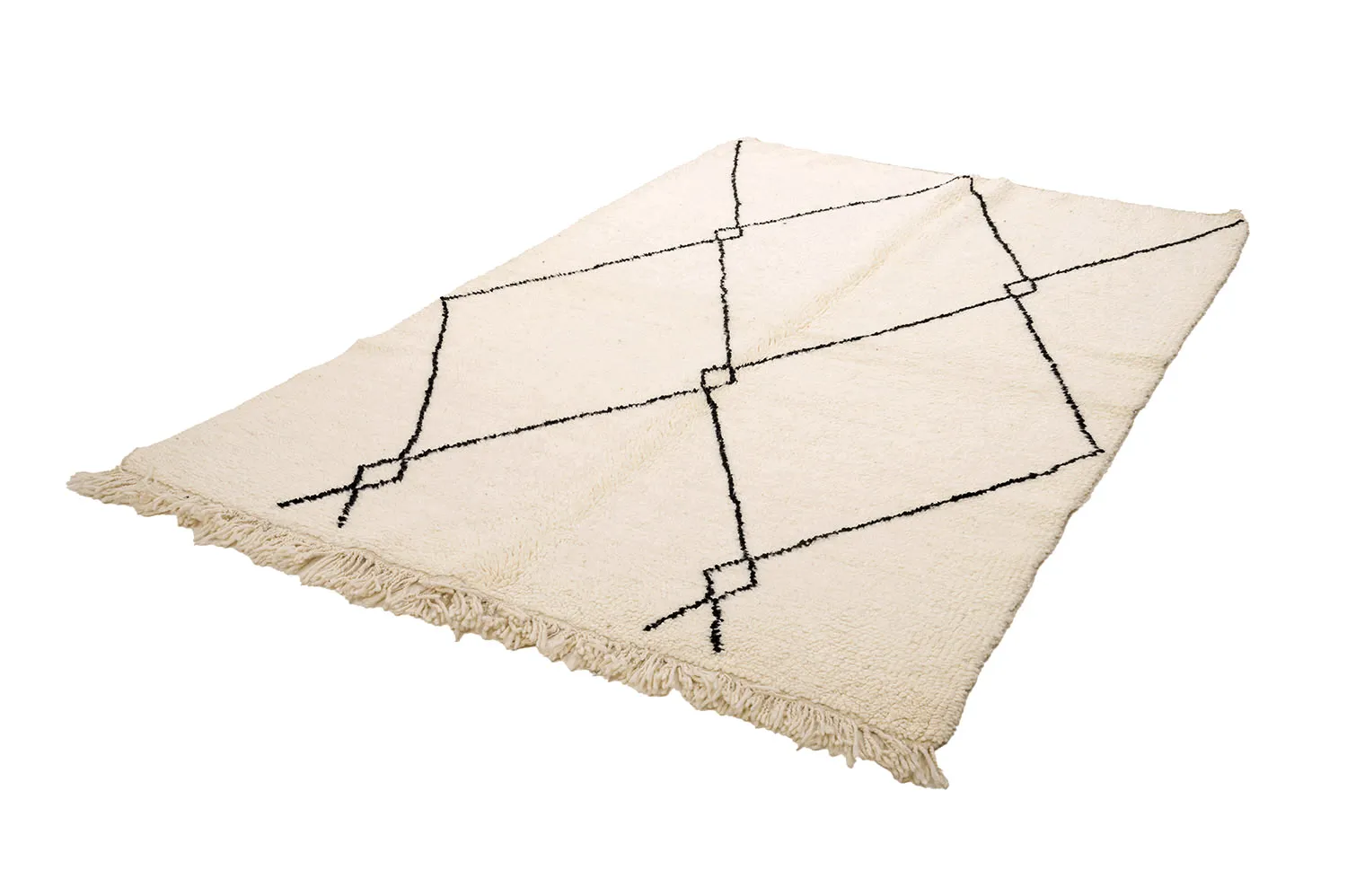 Kelimmatta Marockansk Beni Ourain 145 x 245 cm