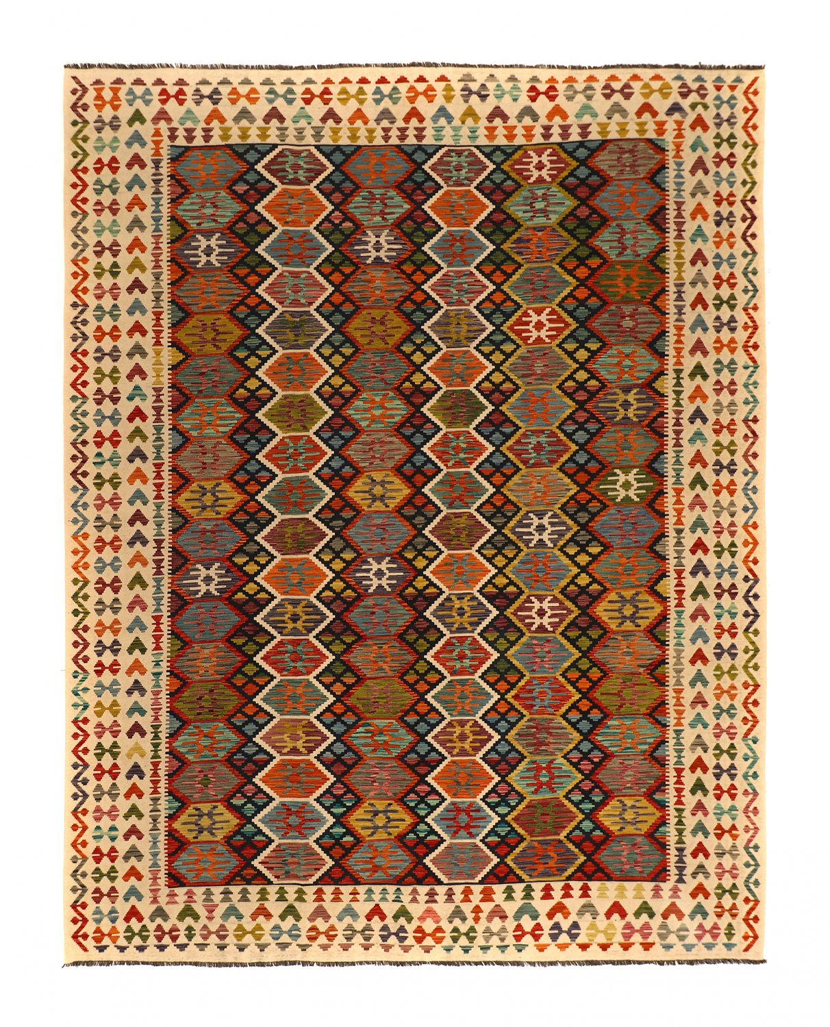 Orientalisk kelimmatta 383 x 300 cm (Storlek: 383 x 300 cm)