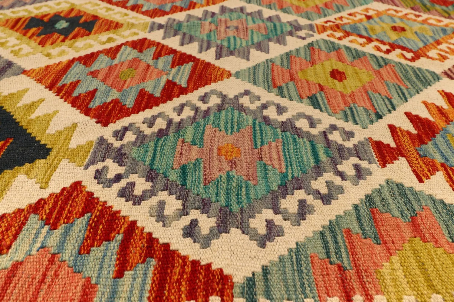 Orientalisk kelimmatta 394 x 309 cm