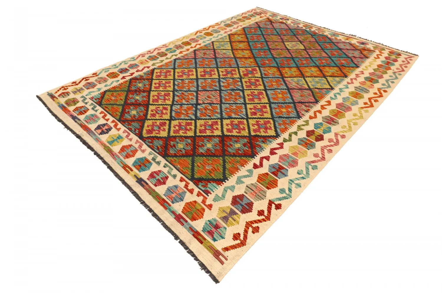 Orientalisk kelimmatta 257 x 184 cm