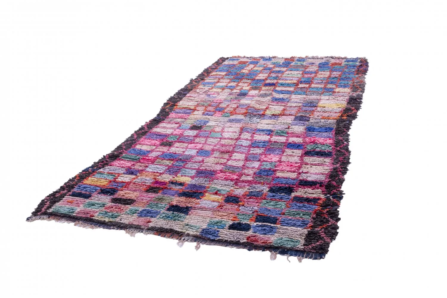 Marockansk Boucherouite-matta 290 x 150 cm