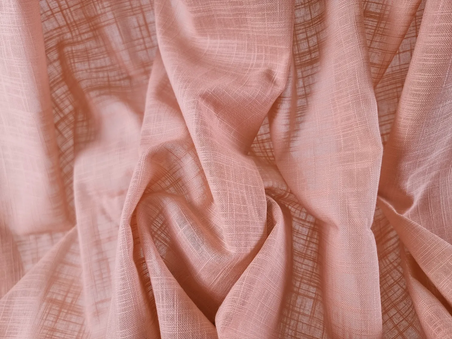 Gardiner - Bomullsgardin - Lollo (rosa)
