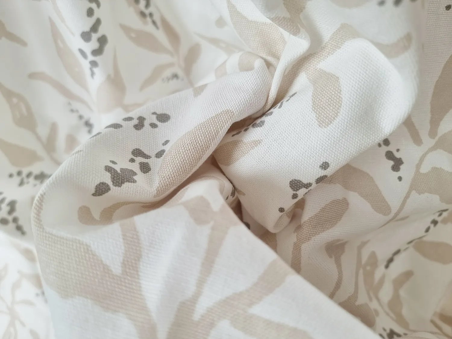 Gardiner - Bomullsgardin Katri (beige)