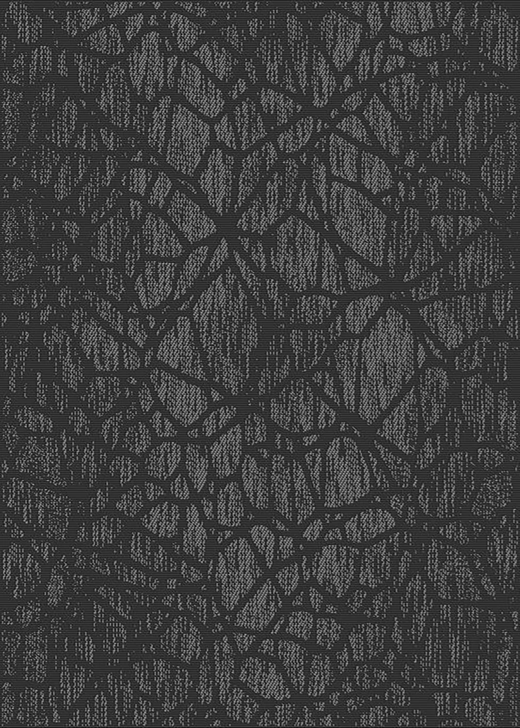 Inomhus- utomhusmatta - Brussels Diamond (svart)