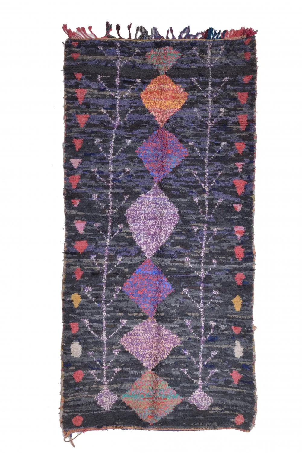 Marockansk Boucherouite-matta 285 x 135 cm