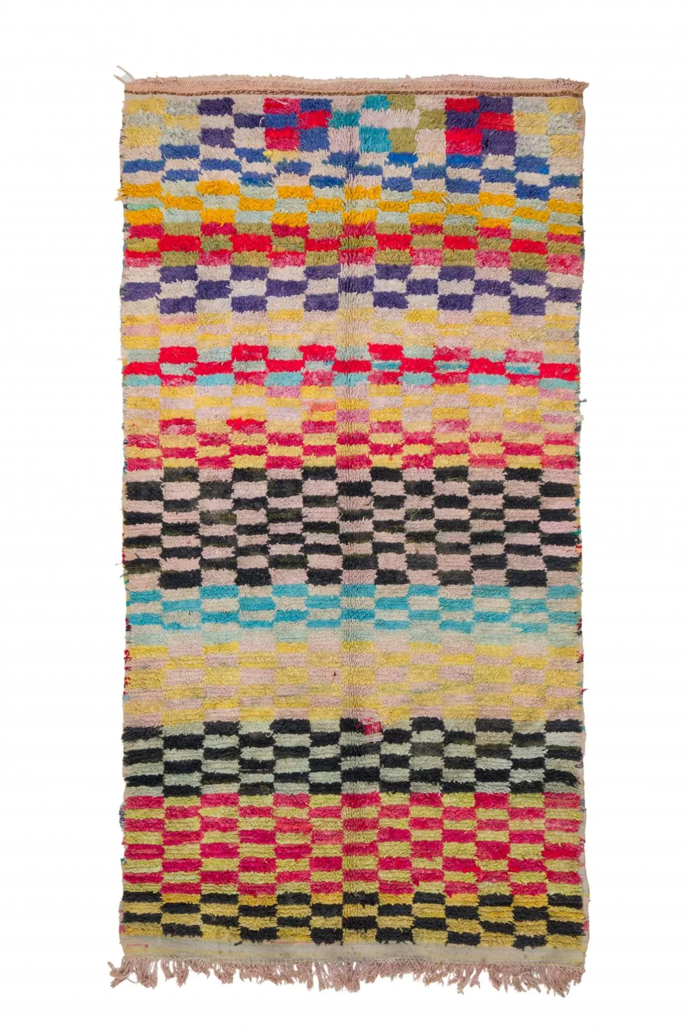 Marockansk Boucherouite-matta 320 x 160 cm