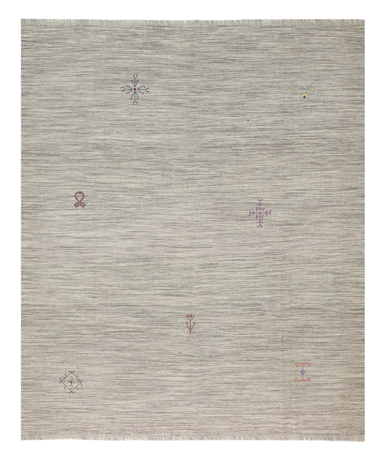 Orientalisk Matta - Modern Kelim Hand Woven - 250 x 303 cm