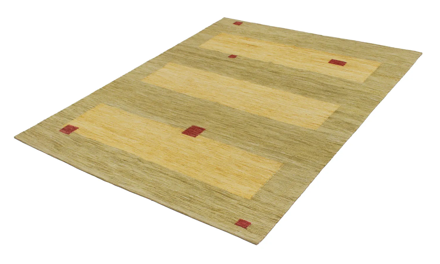 Orientalisk Matta - Modern Kelim Hand Woven - 159 x 204 cm