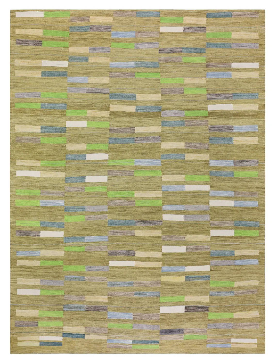 Orientalisk Matta - Modern Kelim Hand Woven - 291 x 403 cm
