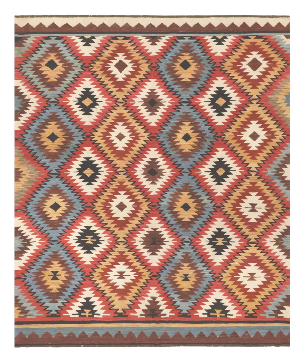 Orientalisk Matta - Hazara Kelim Hand Woven - 247 x 288 cm