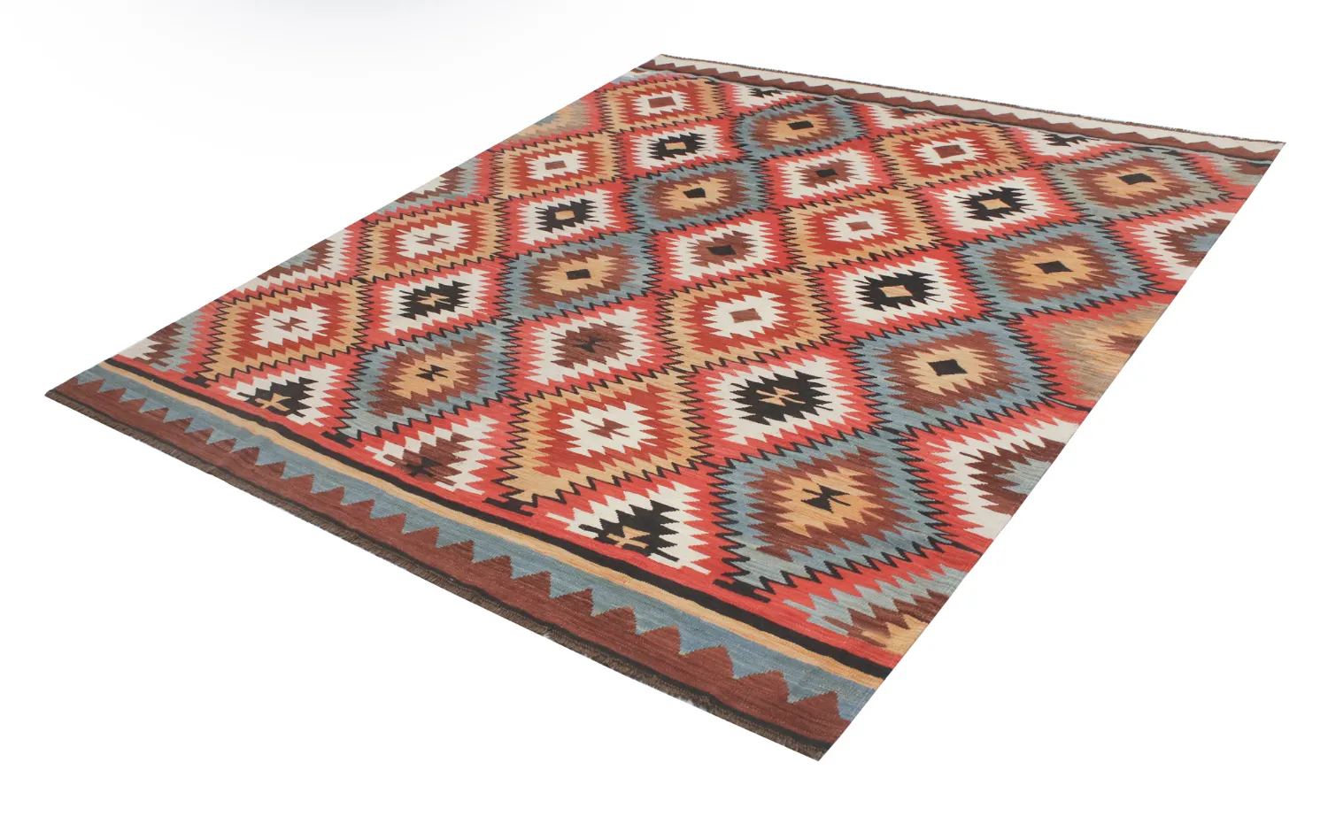 Orientalisk Matta - Hazara Kelim Hand Woven - 247 x 288 cm