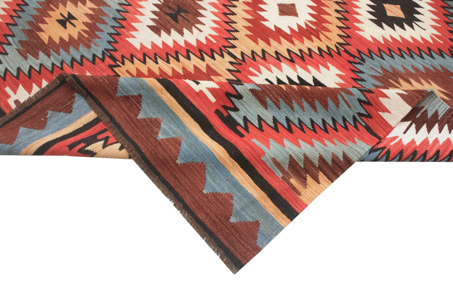 Orientalisk Matta - Hazara Kelim Hand Woven - 247 x 288 cm