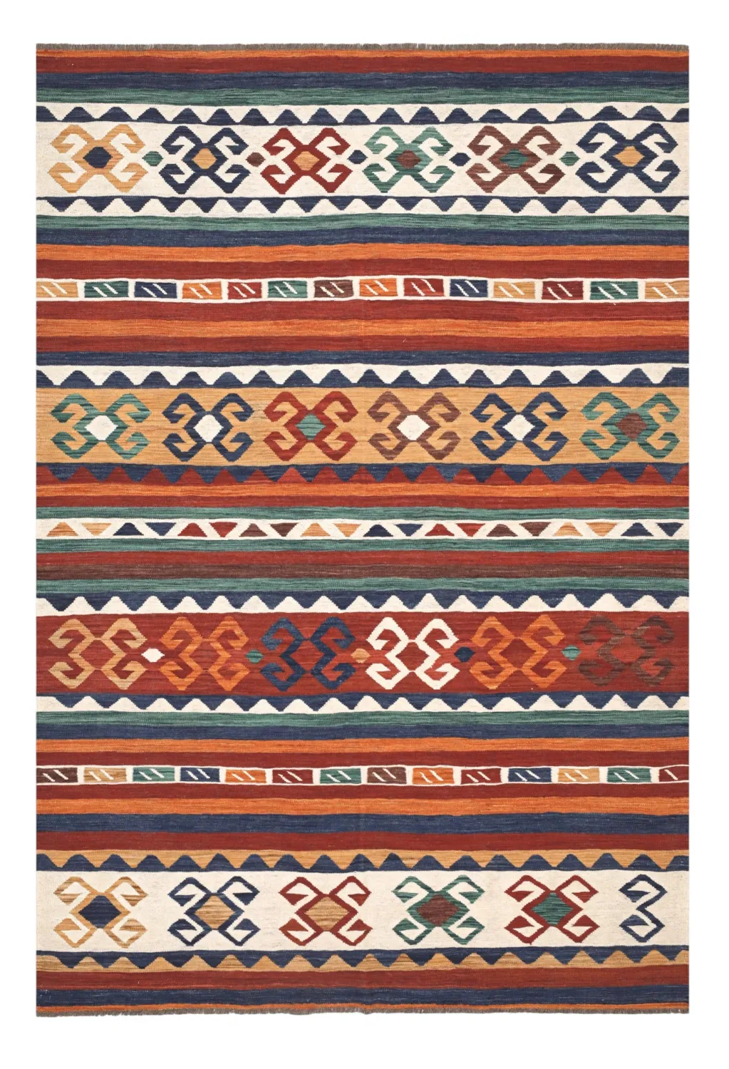 Orientalisk Matta - Hazara Kelim Hand Woven - 205 x 287 cm