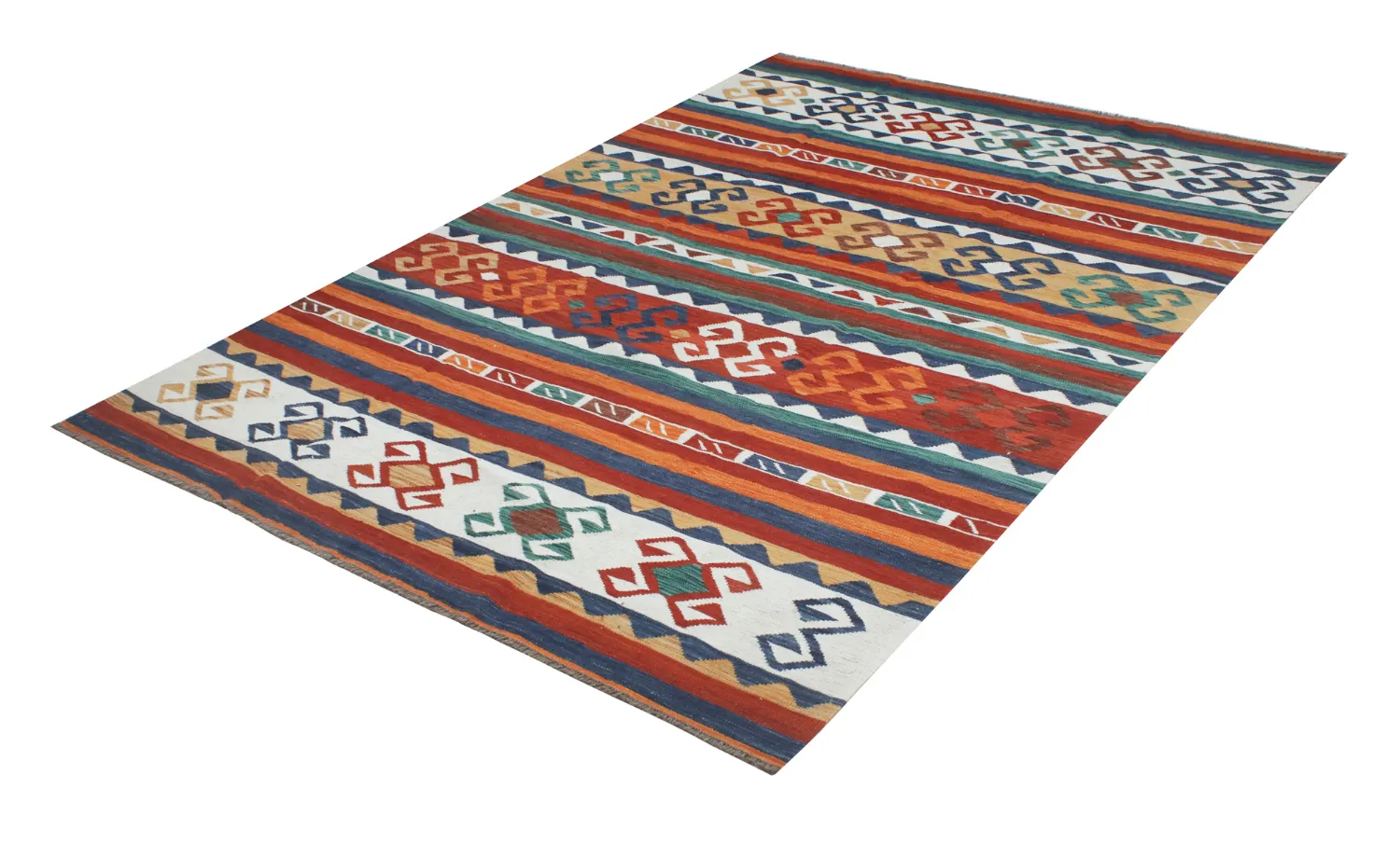Orientalisk Matta - Hazara Kelim Hand Woven - 205 x 287 cm