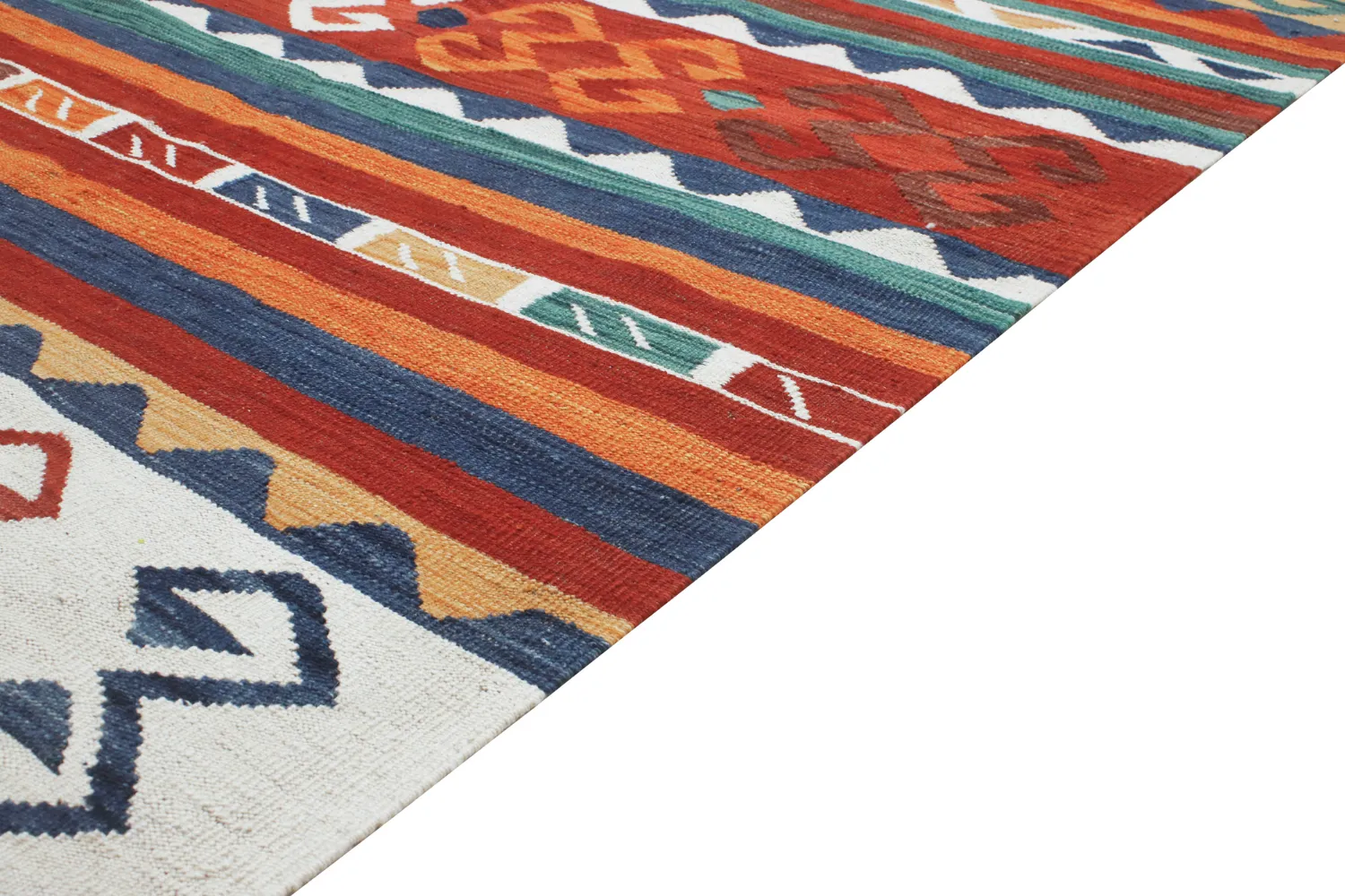 Orientalisk Matta - Hazara Kelim Hand Woven - 205 x 287 cm