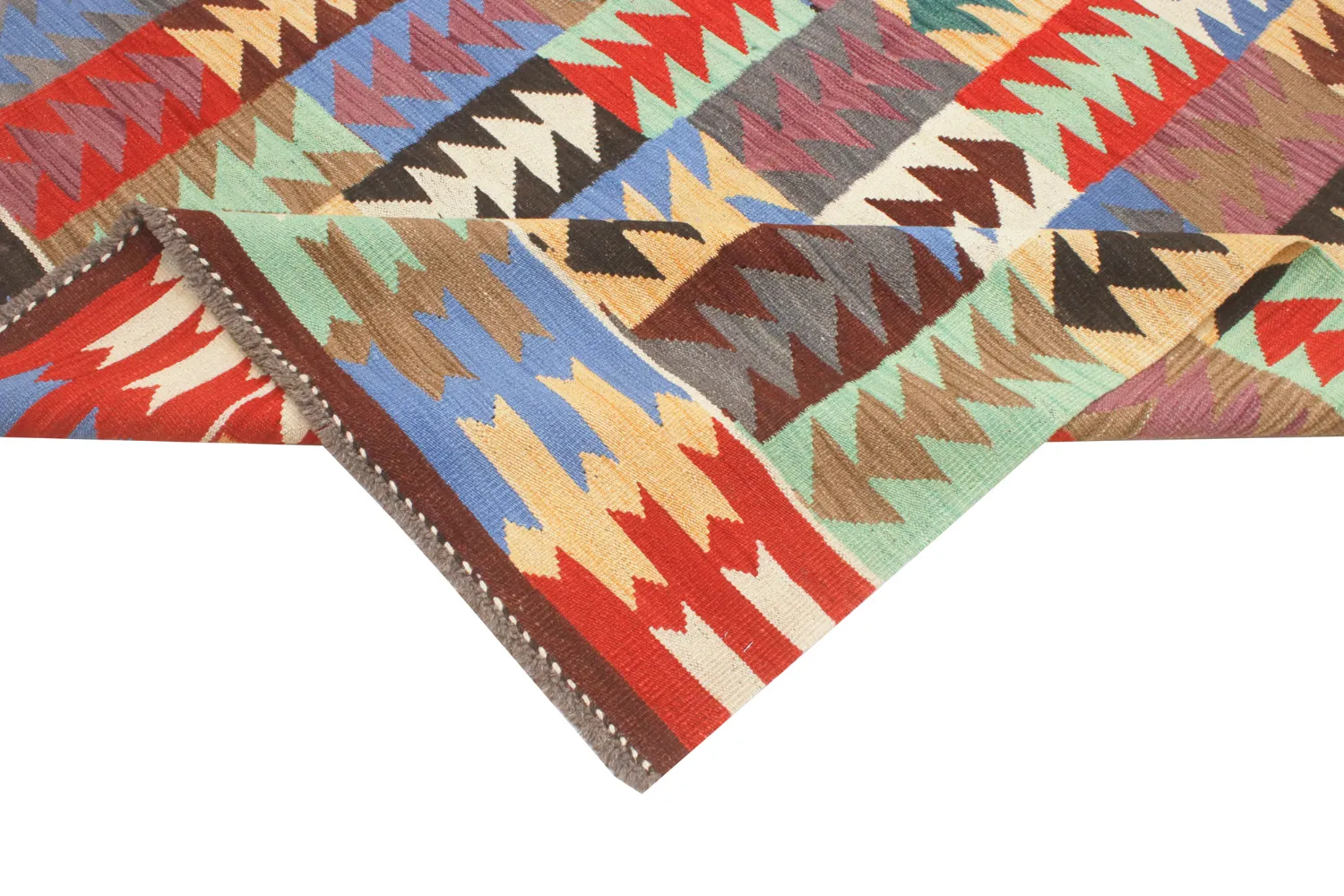 Orientalisk Matta - Hazara Kelim Hand Woven - 154 x 201 cm