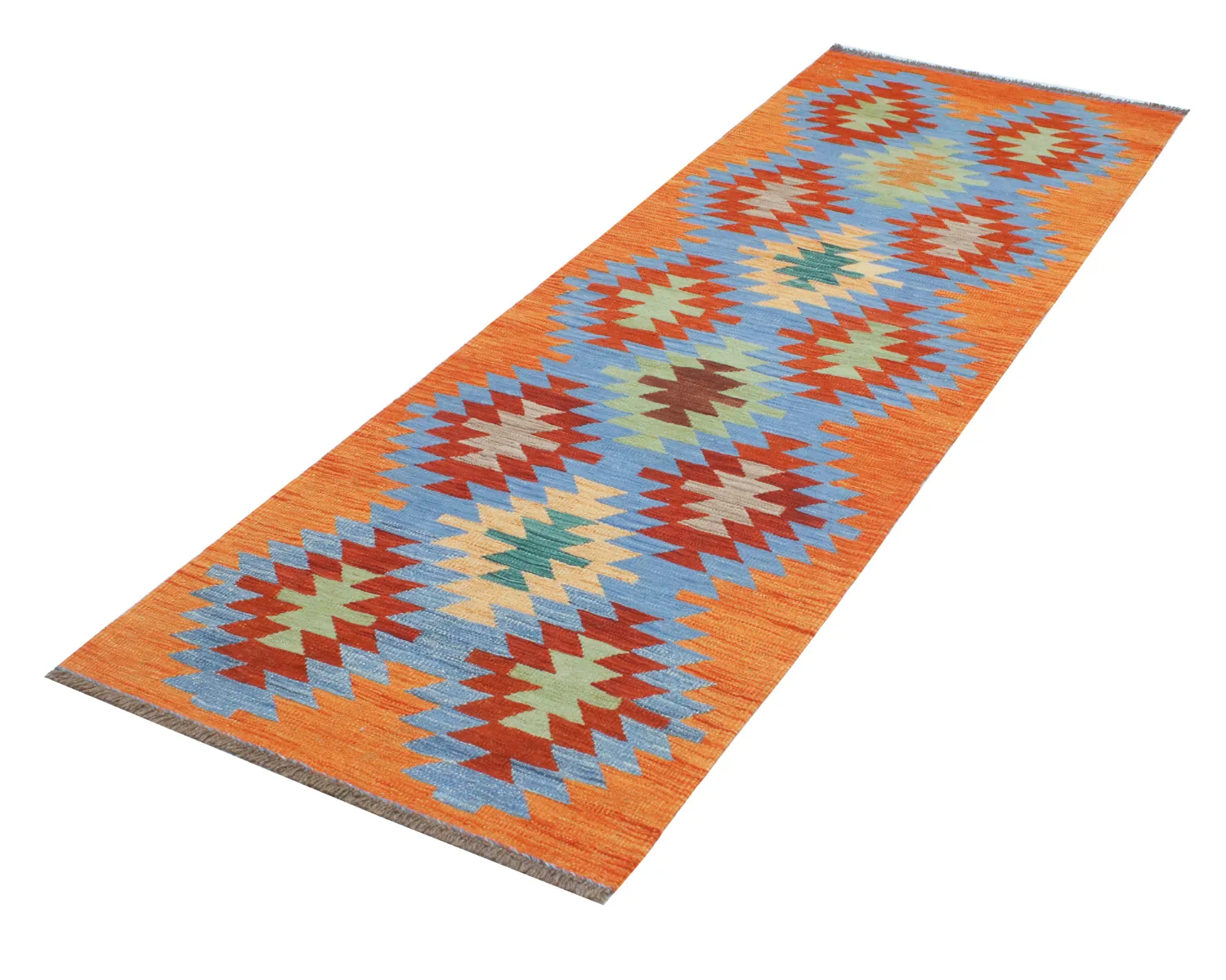 Orientalisk Matta - Hazara Kelim Hand Woven - 81 x 241 cm