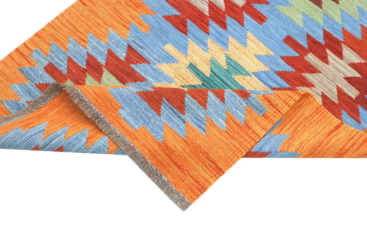 Orientalisk Matta - Hazara Kelim Hand Woven - 81 x 241 cm