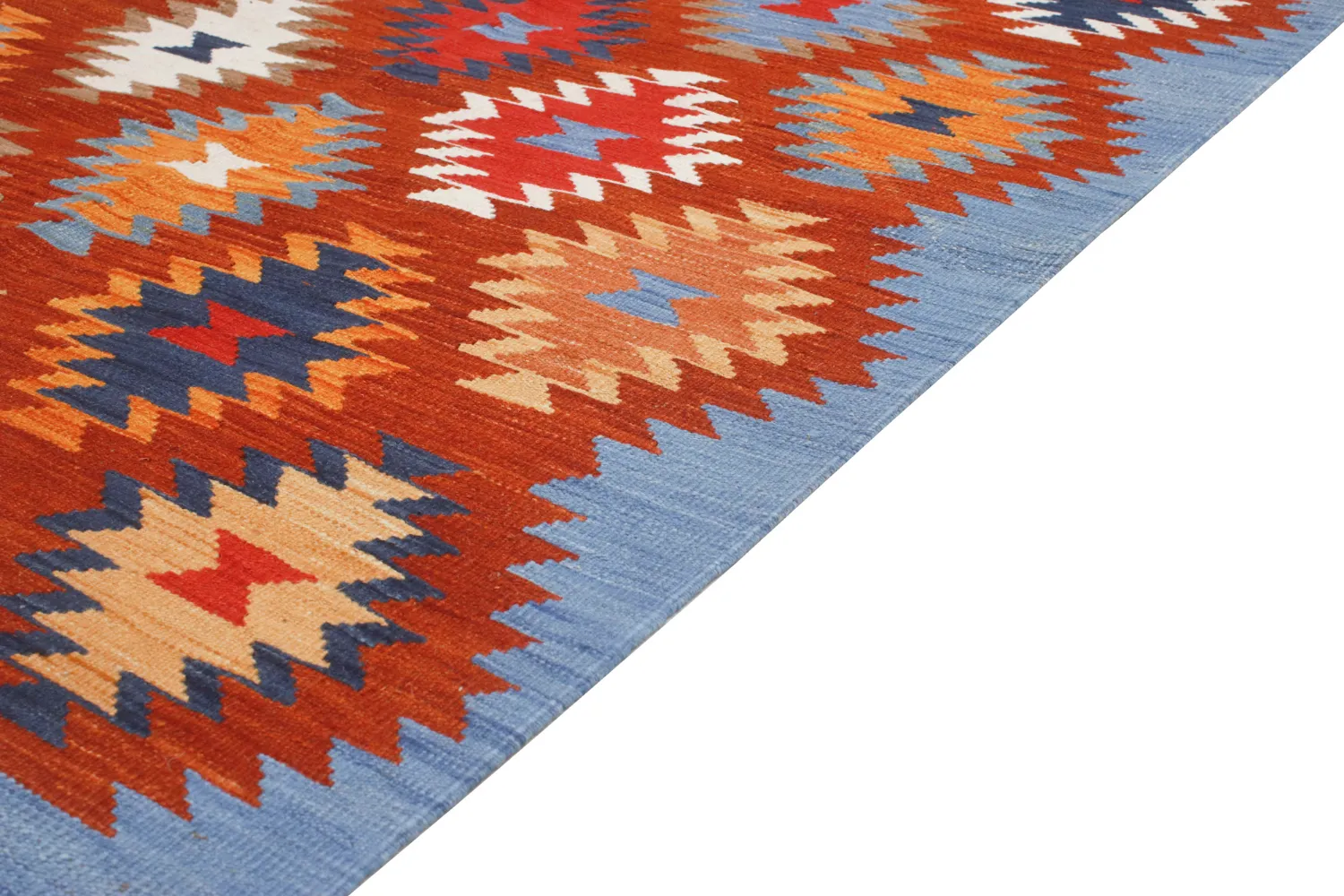 Orientalisk Matta - Hazara Kelim Hand Woven - 135 x 184 cm